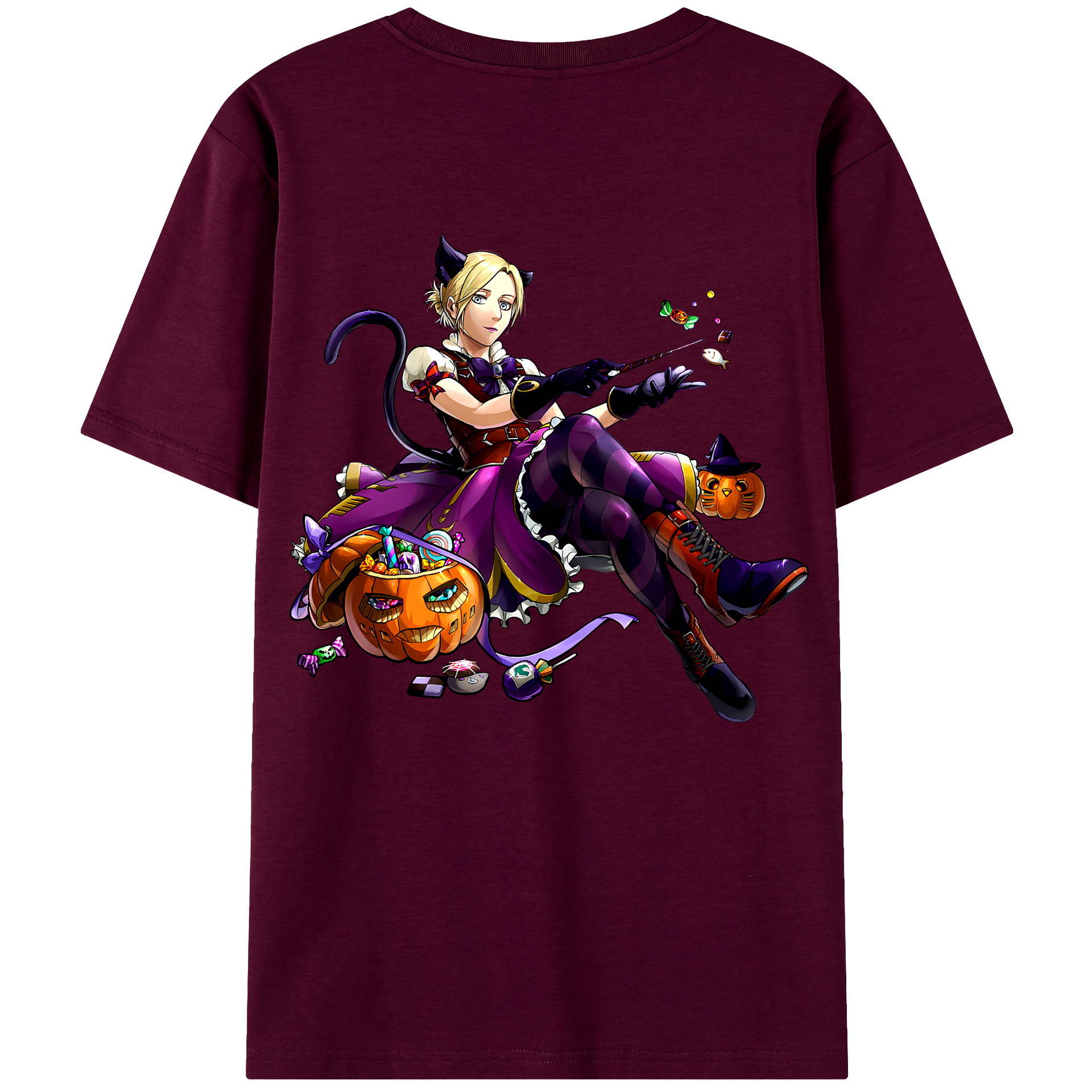 （画像用） 進撃の巨人 アニ・レオンハート Attack on Titan Annie Leonhart レディース半袖Tシャツ(バックプリント)